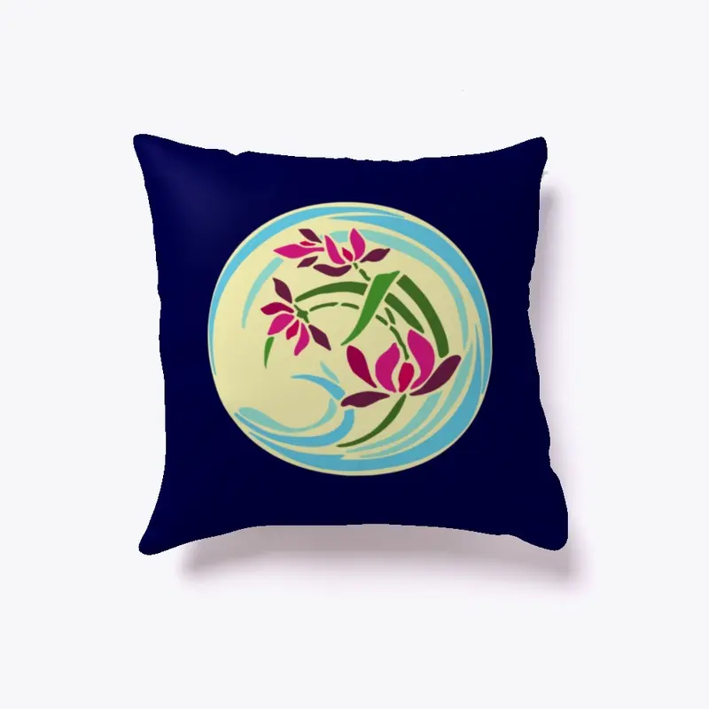 Lotus Mandala Two Pillow