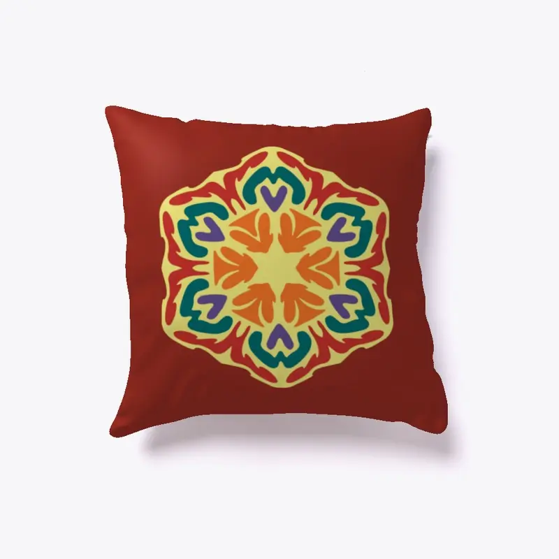 Star of David Mandala Pillow